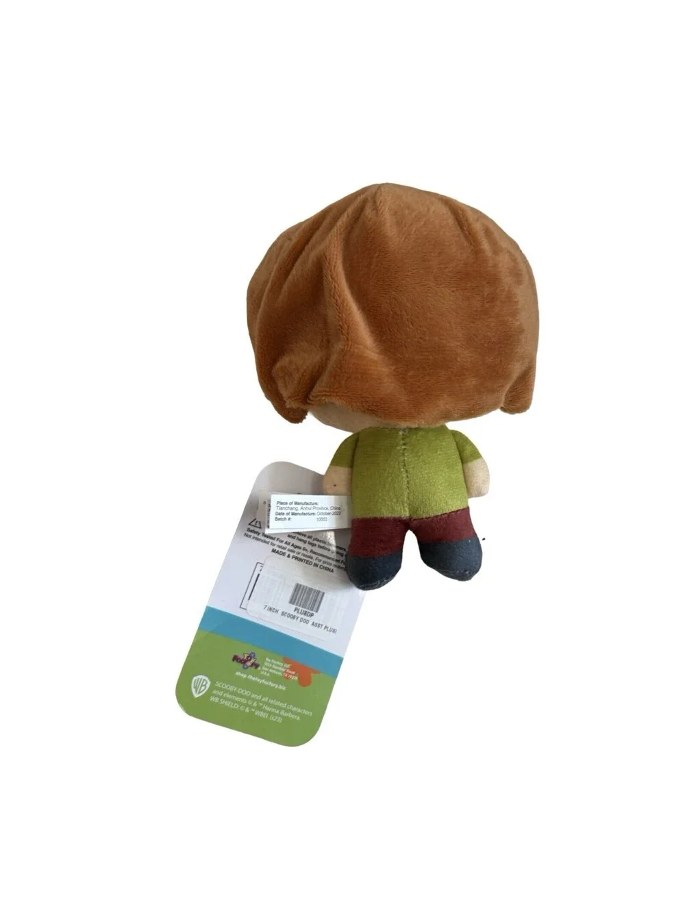 Scooby-Doo Chibi Shaggy Plush 7” Toy Factory Cartoon Doll NWT Collectible